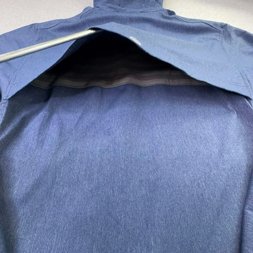 Cole Haan ZeroGrand Utility‎ Jacket Mens L Blue Zip Vented Water Wind Resistant